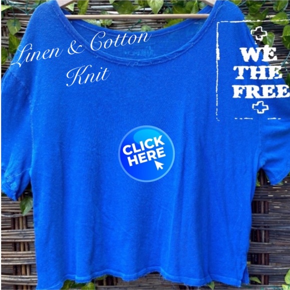 Free People Top Short Sleeve - Picture 1 of 13